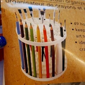 MAKEUP brushes or pens holder.
